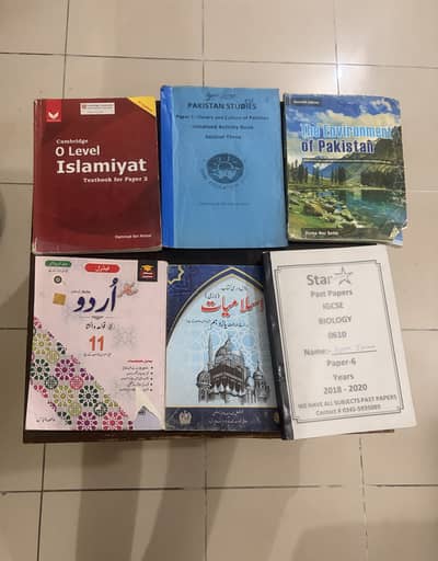 O Level Books and past papers all books come take what you need.