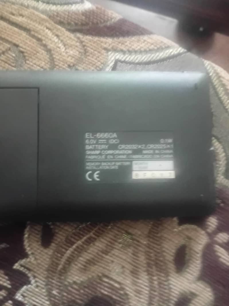 sharp EL-6660A 2