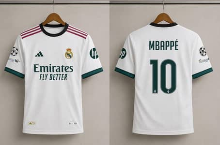 Real Madrid Jersey Pink and White