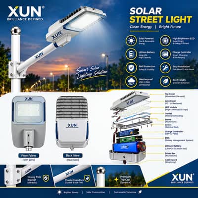 Solar street lights and solar rain & fogg sensing dual color lights