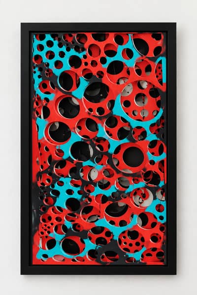 Abstract Wall hanging panel