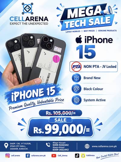APPLE IPHONE 15 - CELLARENA