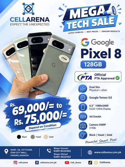 GOOGLE PIXEL 8 - CELLARENA