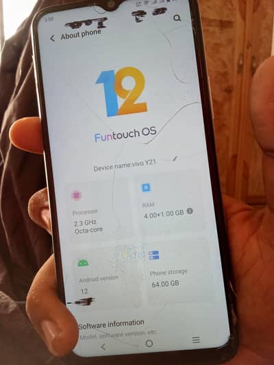 Vivo Y21 4gb 64 rabta 03073014148