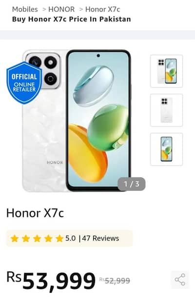 Honor X7c