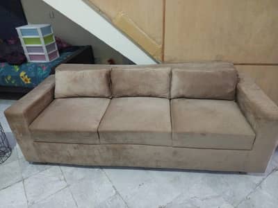6 Seater Sofa. velvet sofa Urgent sale