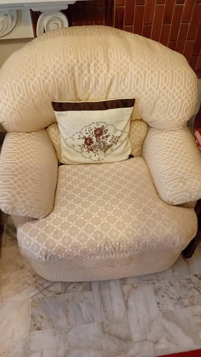 6 Seater Fabric Sofa Set