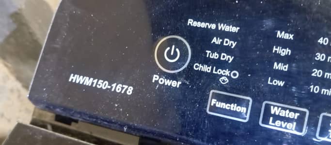 haier washing machine display kit