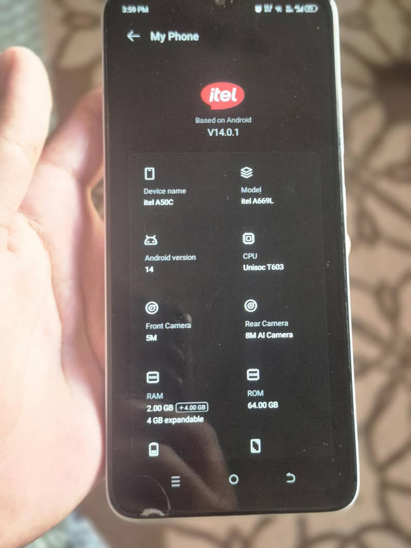 Itel A50C 6