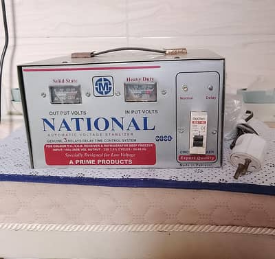 Heavy Duty National Automatic Voltage Stabilizer 3000W - Fully Working