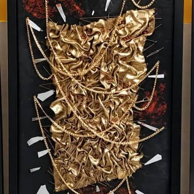 Textile Art Panel