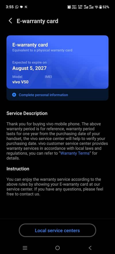 Vivo V50 5g