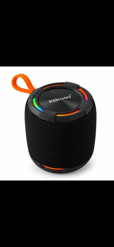 KBrood Portable Bluetooth Speaker with RGB LED Lights