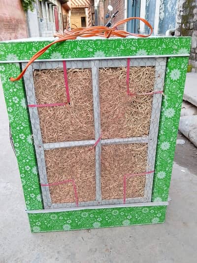 Air cooler on solar and bettery