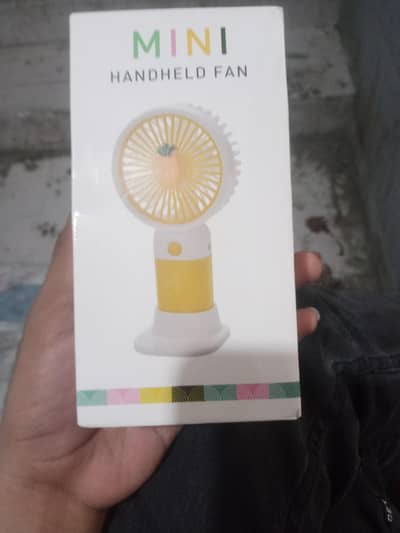 Brand New Rechargeable Mini Handheld Fan / Portable Pocket Fan