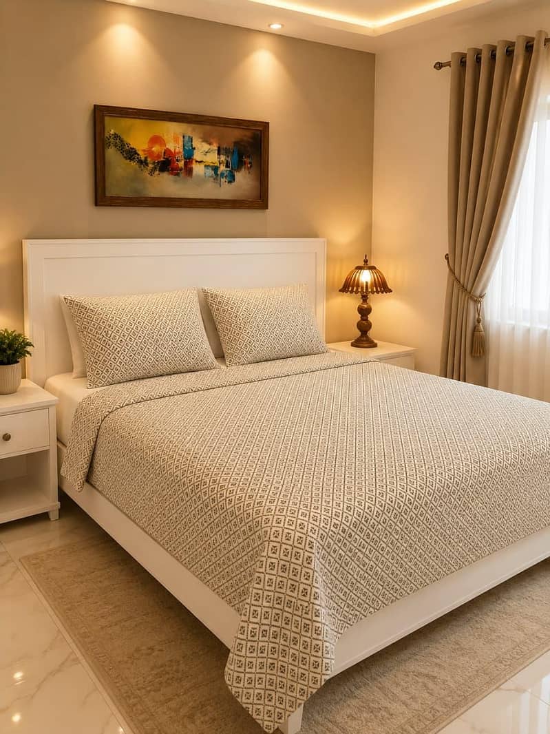 Export leftover King size bedsheets with pillows 3