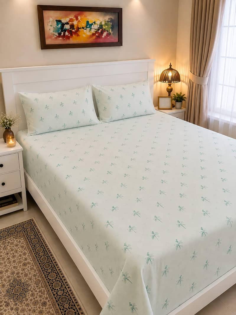 Export leftover King size bedsheets with pillows 5