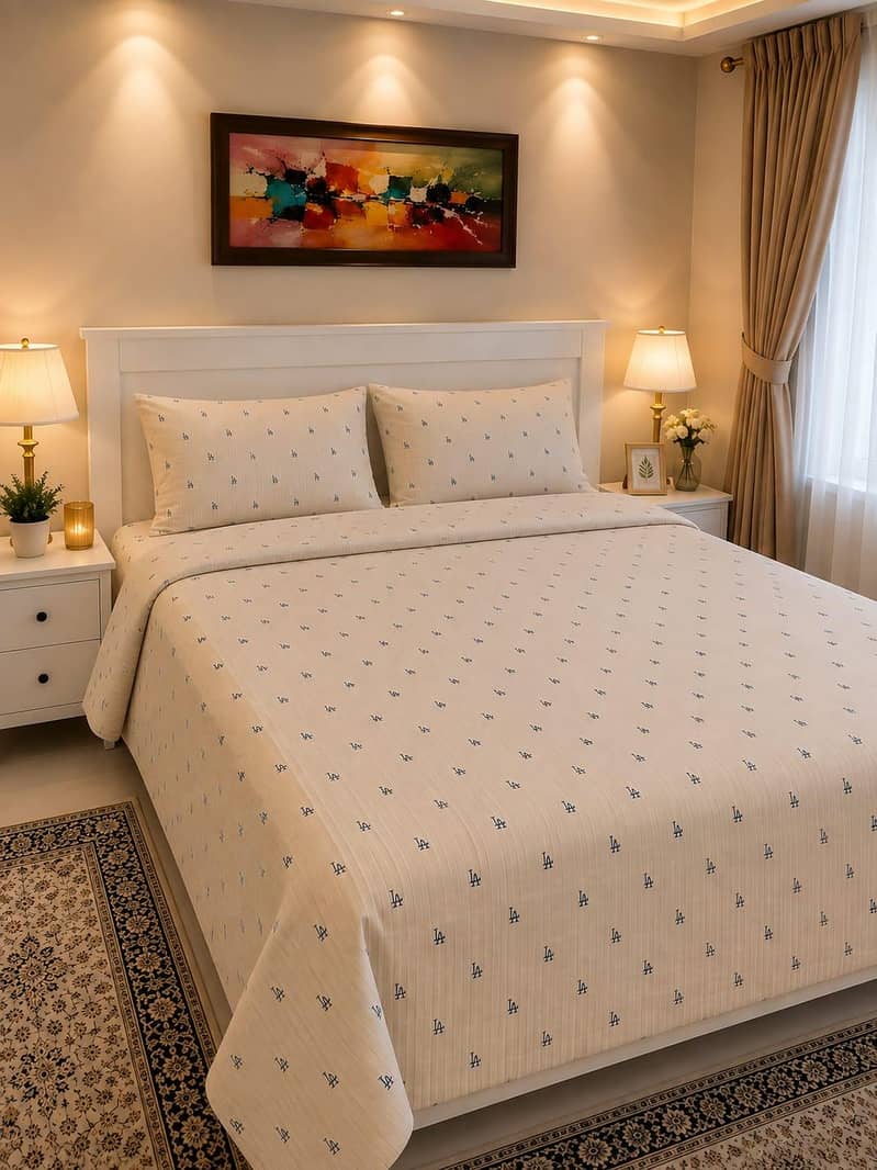 Export leftover King size bedsheets with pillows 8