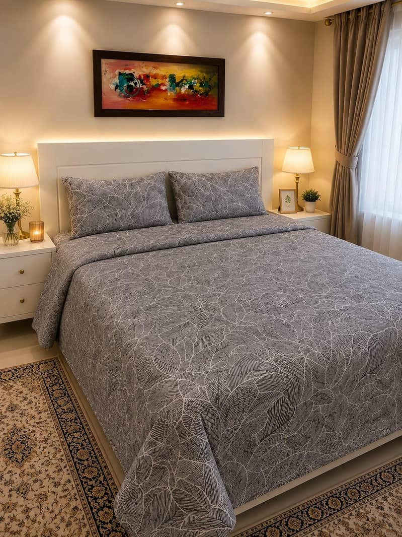 Export leftover King size bedsheets with pillows 9