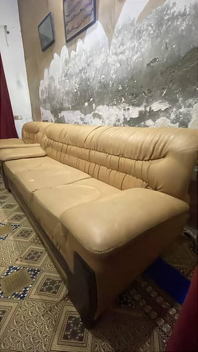 leather sofa set