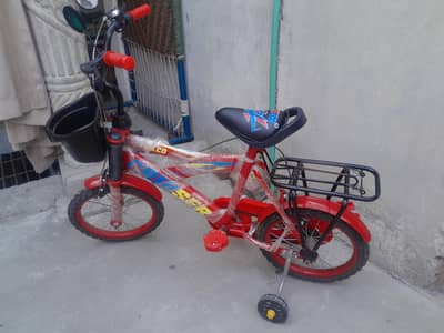 Kids Bicycle 2 weeks used. (RED)