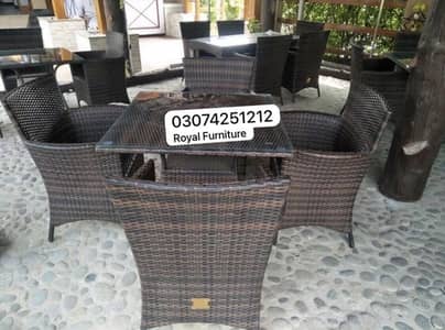 Rattan Dining Chairs Cafe Furniture