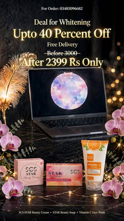 SCS STAR Brightening Deal - 40% OFF - 2399 Rs Only
