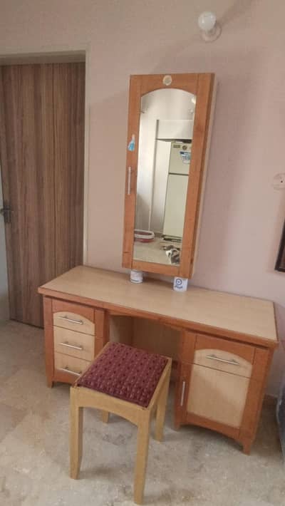 wooden dressing table