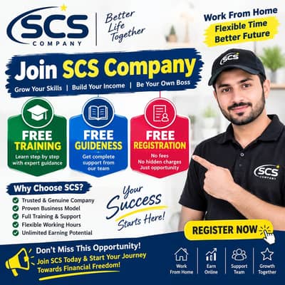 online work male and female free training free registration