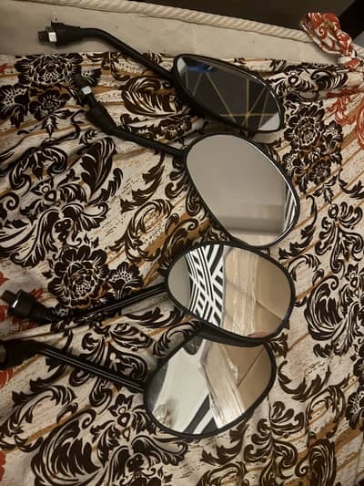 Honda 125 and cd 70 side mirrors 2 pairs