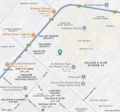 1136 Sqft Commercial Shop for Sale on Main 150-Ft Road Zeenatabad, Scheme 33