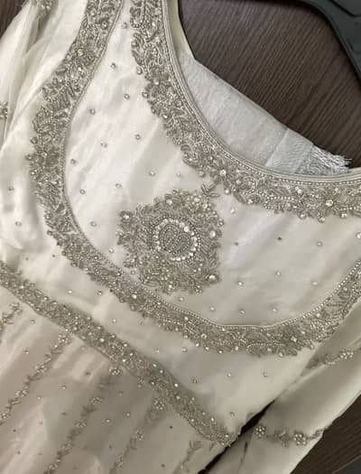 Engagement/ Nikkah/ party wear / white frock