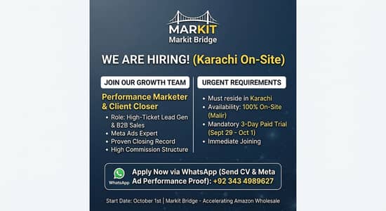 Amazon Agency Performance Marketer & Client Closer