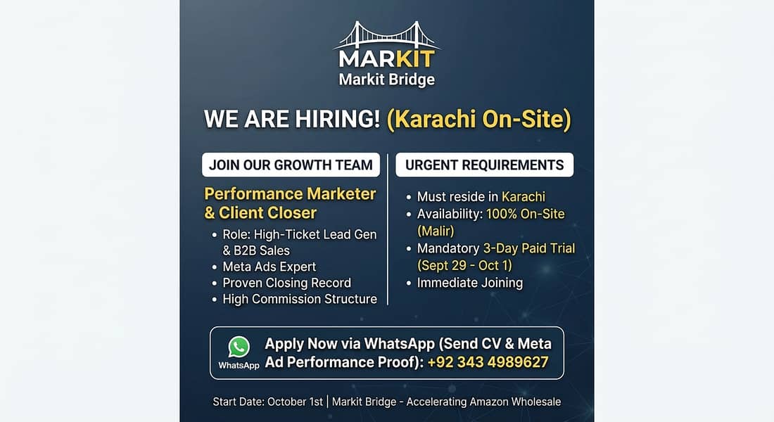 Amazon Agency Performance Marketer & Client Closer 0