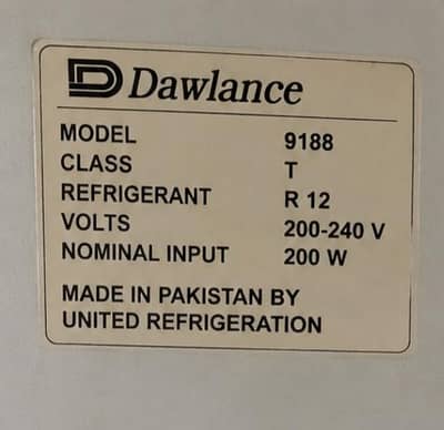 Dawlance- Refrigerator