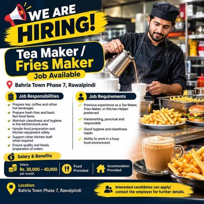 Tea maker fries maker