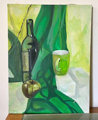 monochromatic painting