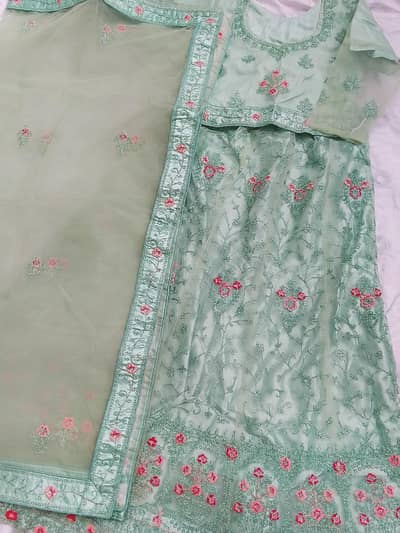 Fancy Embroidered 3-Piece Dress