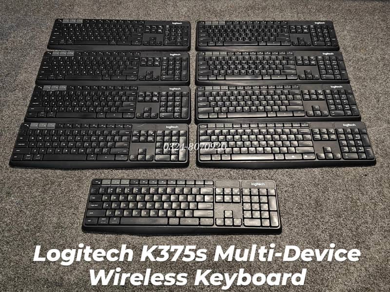 Logitech K375s Multi-Device Wireless Keyboard - Bluetooth 3