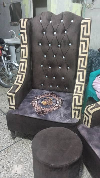2 seater Sofa com Chairs