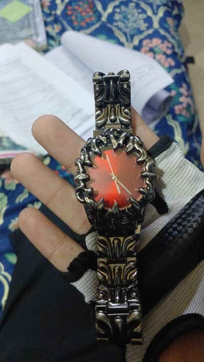 Auvanoir Unique red dial Watch Perfect condition