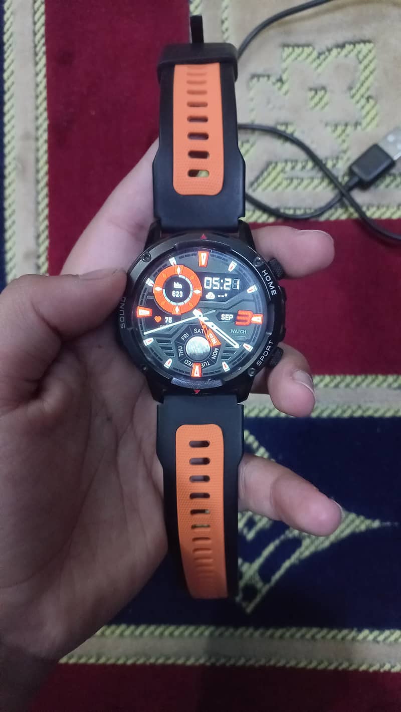zero smartwatch thunder with charging cable 1