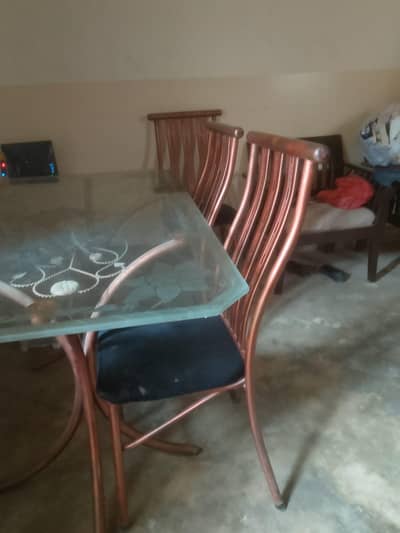iron dining table