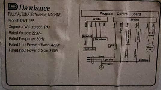 Dawlance Fully automatic washer and dryer factory