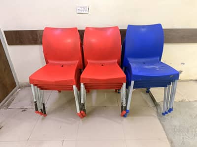 Fello plastic chairs