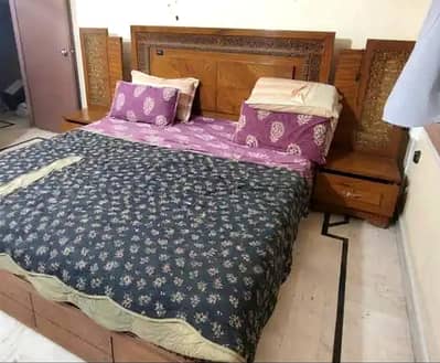 King size bed set with free tea trolly