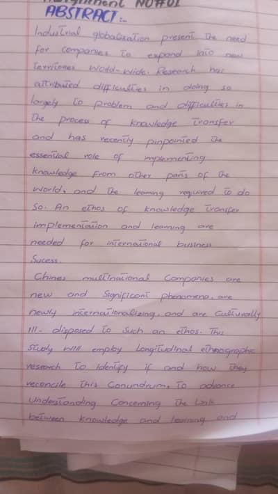 assignment writing