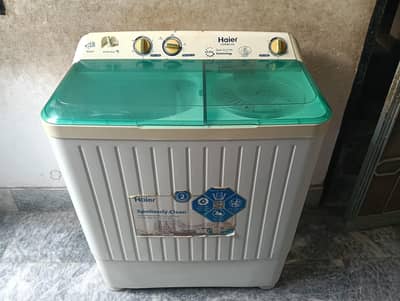 Haier washer+spinner semi+automatic in good condition