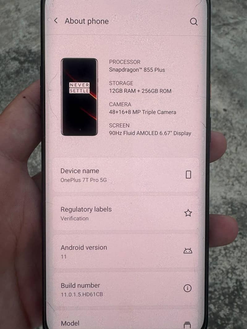 One Plus 7T Pro 8