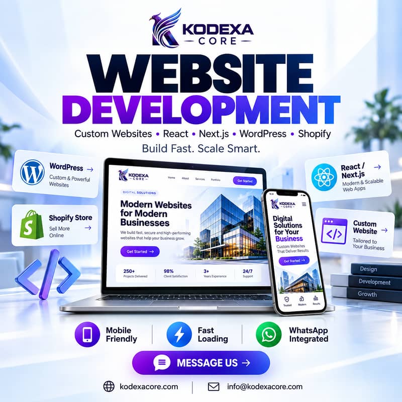 Website Development Karachi | WordPress Shopify Ecommerce Website 0